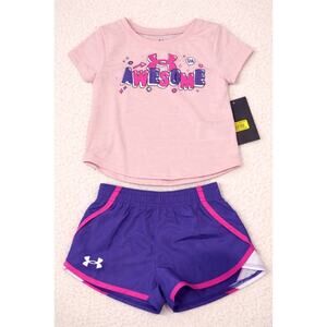 Toddler Girls Under Armour Set NWT Size 18m